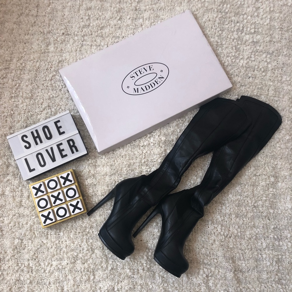 Steve Madden High Heel Boots US Size: 5.5